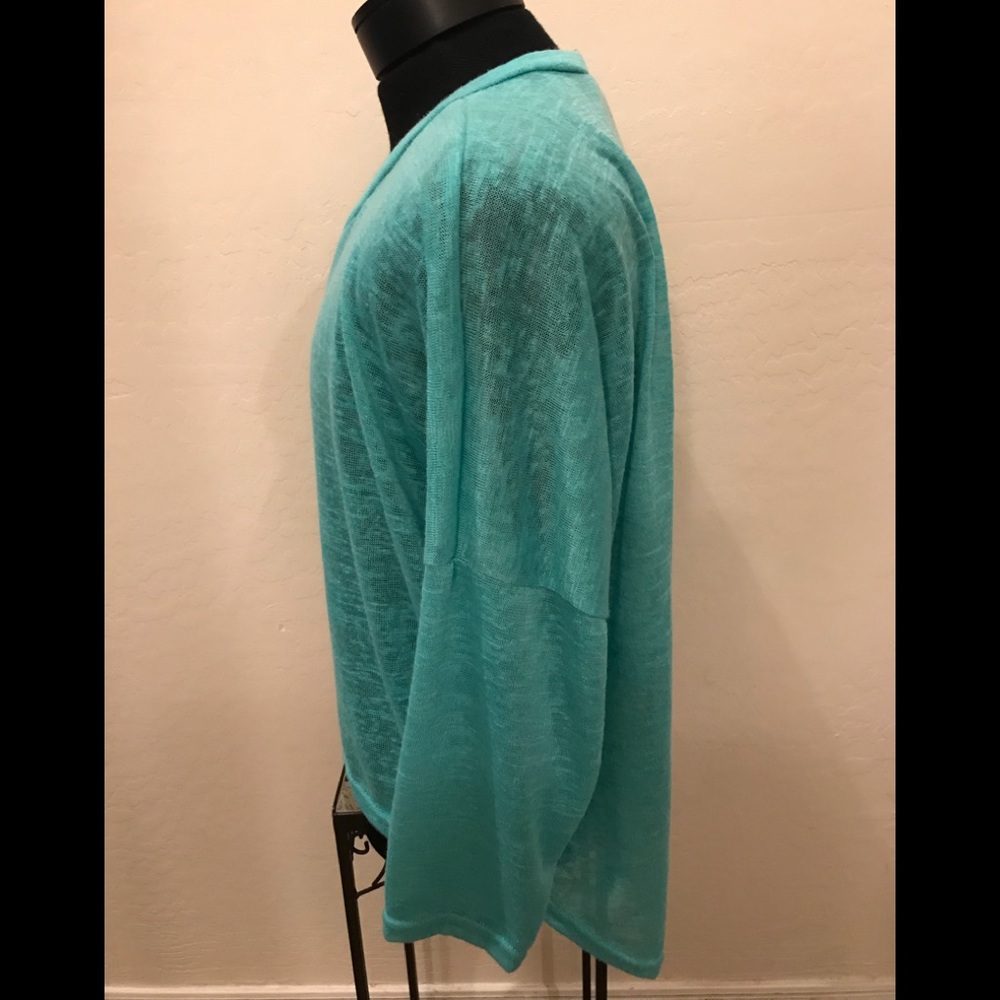 Aqua MeiNa Sz L Woven Cotton Top
